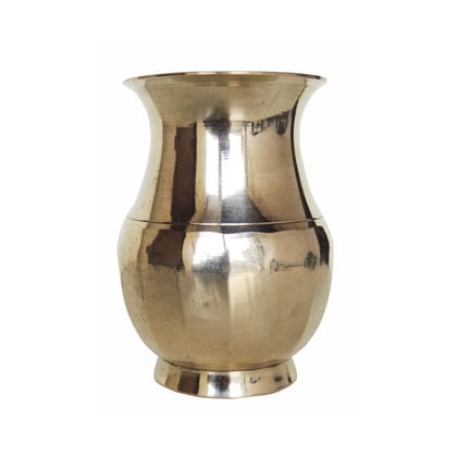 Pure Brass Lota Amkhora No. 5 , 550 ML (ZMAS505 E)