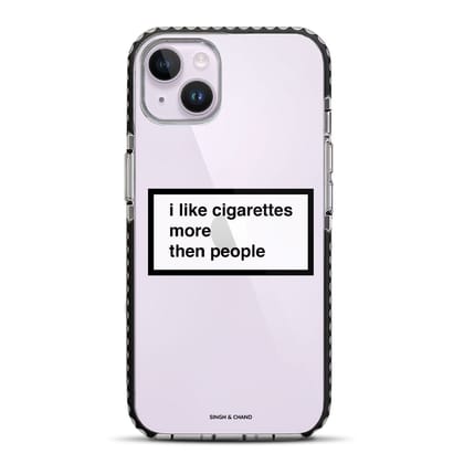 Cigarettes over people iPhone 14 Plus Stride Phone Case-Stride