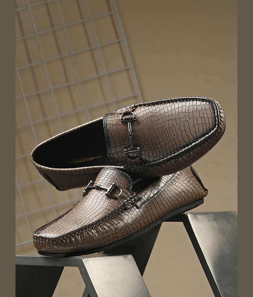 Footloose Beige Men's Slip on