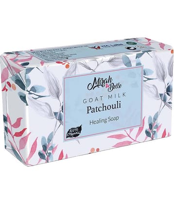 Mirah Belle - Organic Goat Milk, Patchouli Healing Soap 125gm - For Blemished, Acne & Infection Prone Skin- Handmade Soap