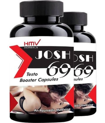 HMV Herbals JOSH 69 Men Power Herbal Capsule 60 no.s Pack Of 2