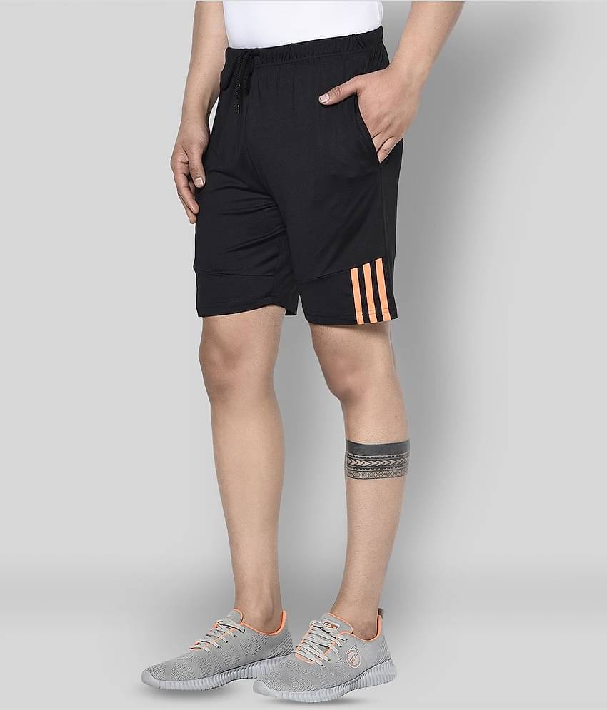 Glito - Black Polyester Men's Shorts ( Pack of 1 )