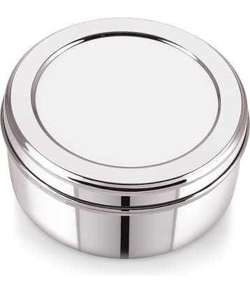 Neelam Dabba Puri 10 (26G) Steel Food Container Set of 1 825 mL