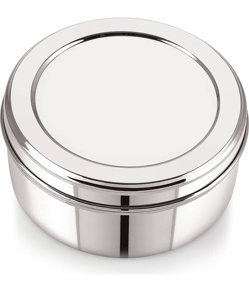 Neelam Dabba Puri 10 (26G) Steel Food Container Set of 1 825 mL