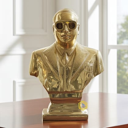 Brass Showpiece Ambedker Ji Statue - Decorative Home & Office Showpiece, Height : 17 Inch (BSMAS534 N)
