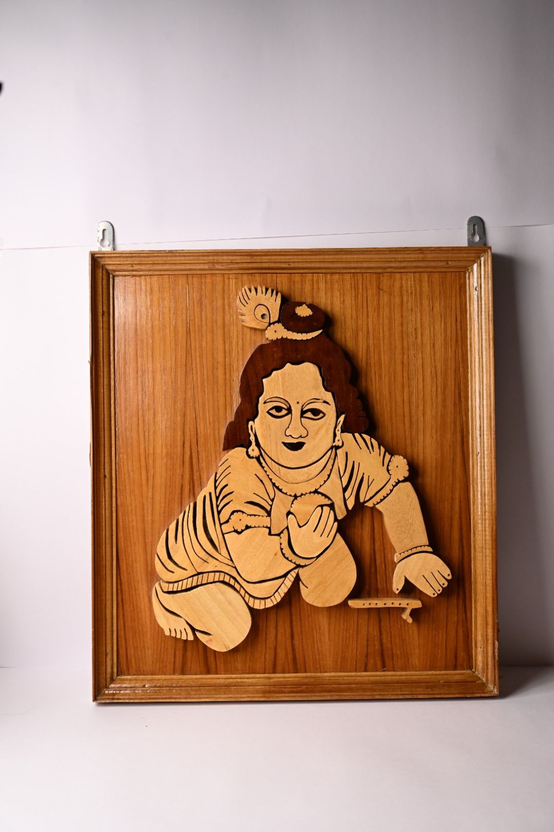 Krishna Ji Wooden Painting