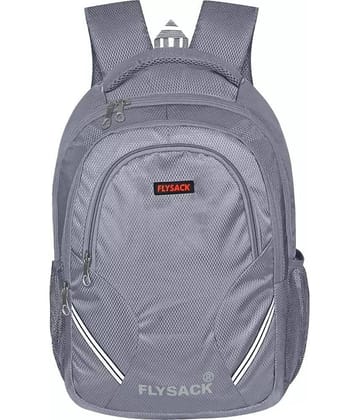 FLYSACK Grey PU Backpack ( 30 Ltrs )