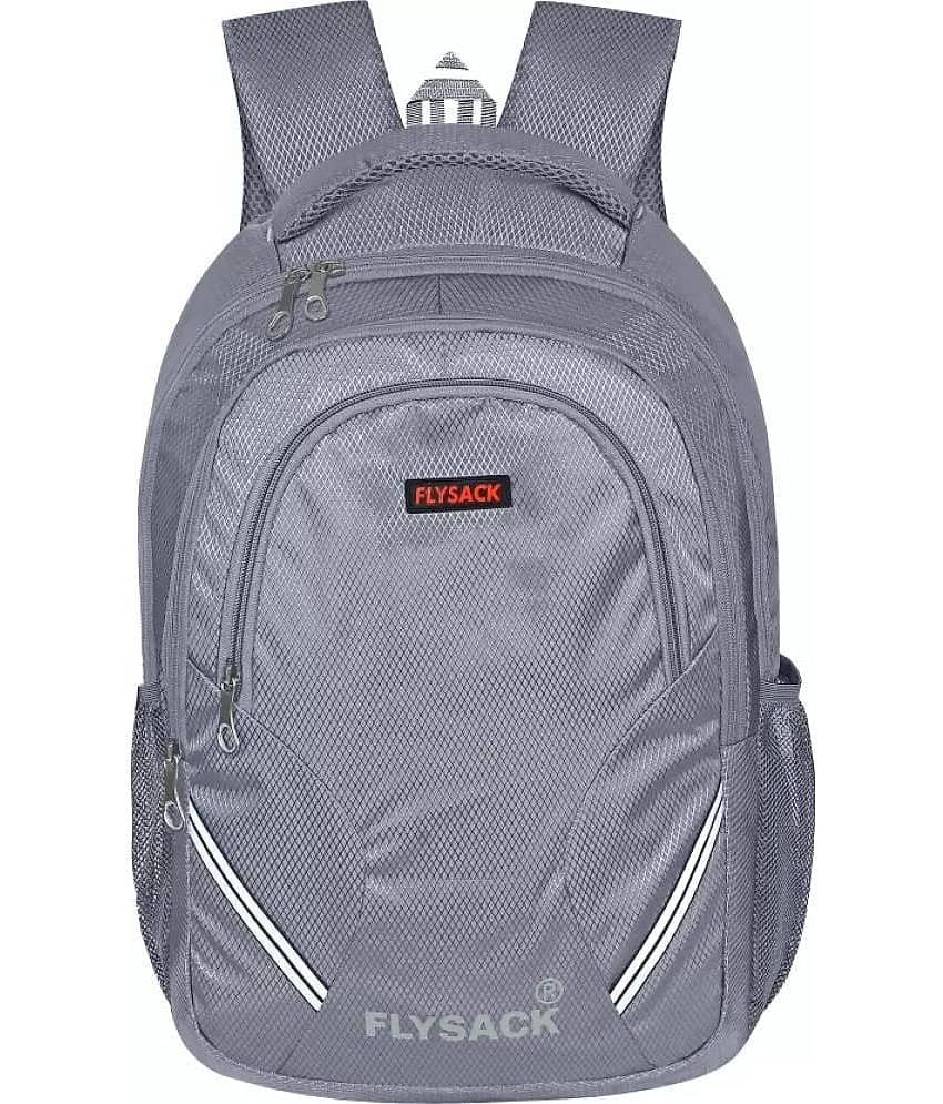 FLYSACK Grey PU Backpack ( 30 Ltrs )