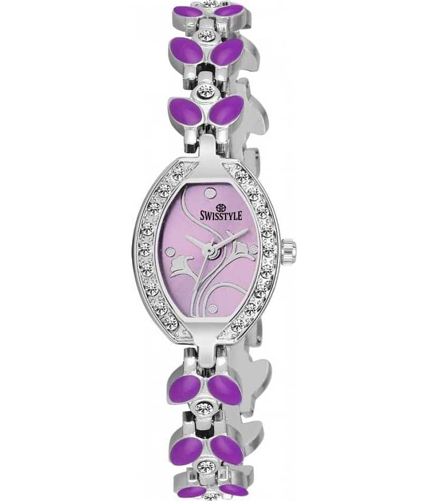 Swisstyle Stainless Steel Tonneau Womens Watch