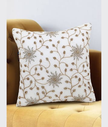 mezposh Single Polyester Cushion Covers 40X40 cm (16X16)