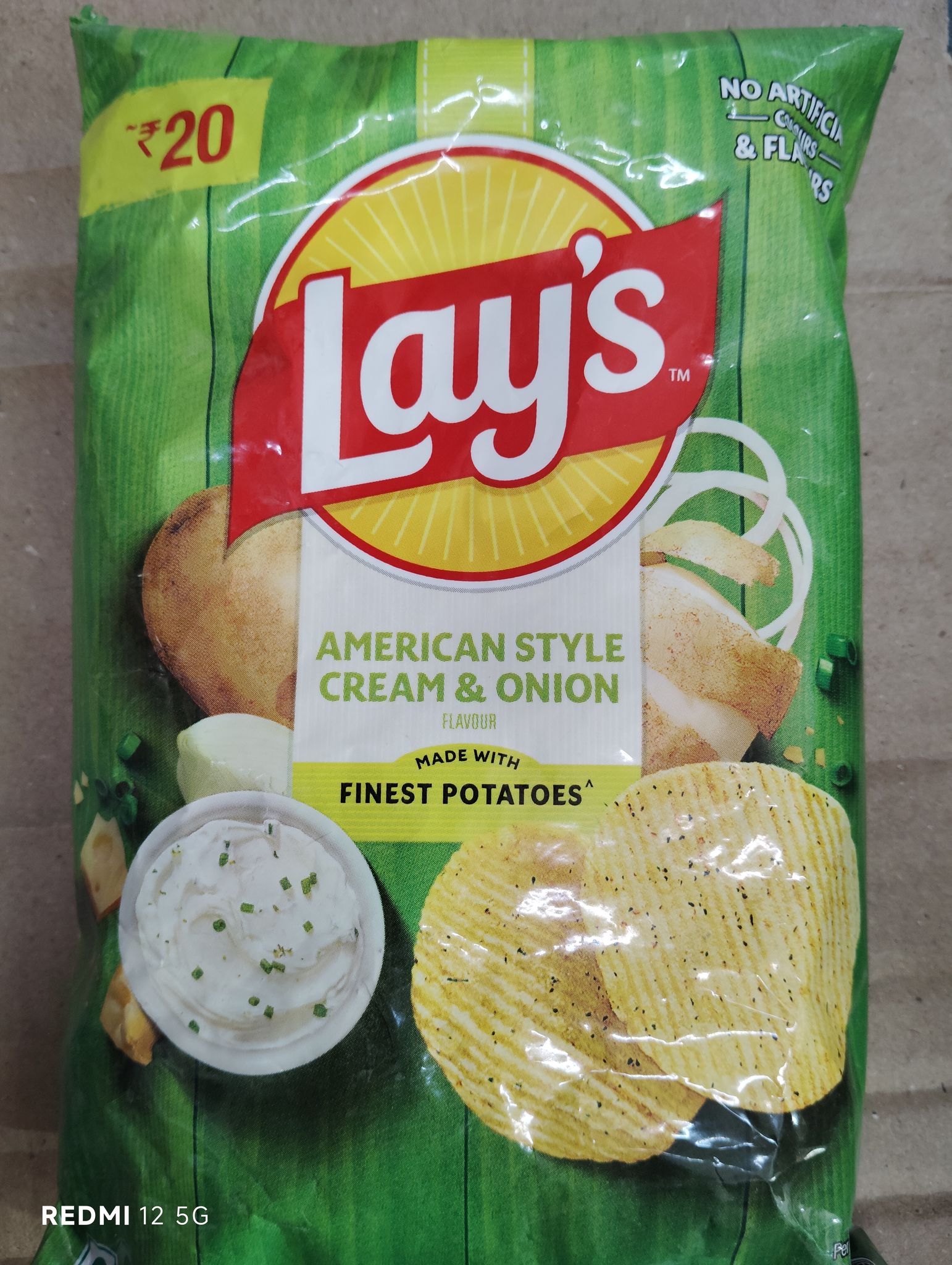 Lag's American style Cream & onion Flavour 