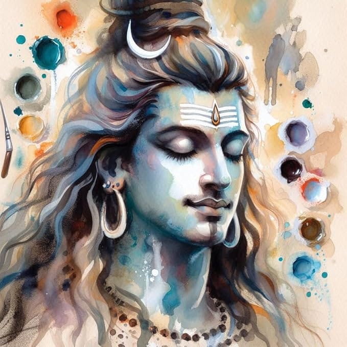 UAX Lord Shiva Shankar Posters | Inspirational Motivational Wall Posters | Abstract Wall Art Pack | Hindu God f