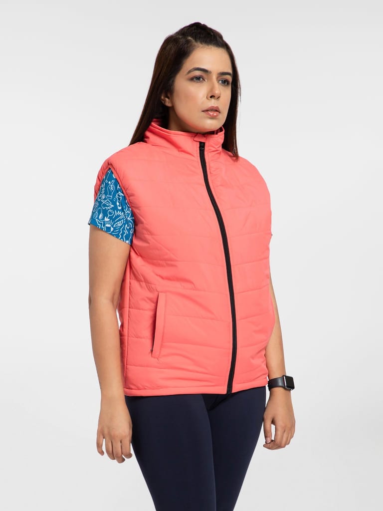 AH Women Half Jacket Sport Pink