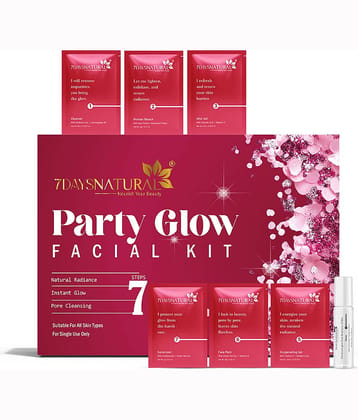 7DAYSNATURAL PARTY GLOW FACIAL KIT 1 Time Use Facial Kit For All Skin Type Aloe Vera 1 ( Pack of 1 )
