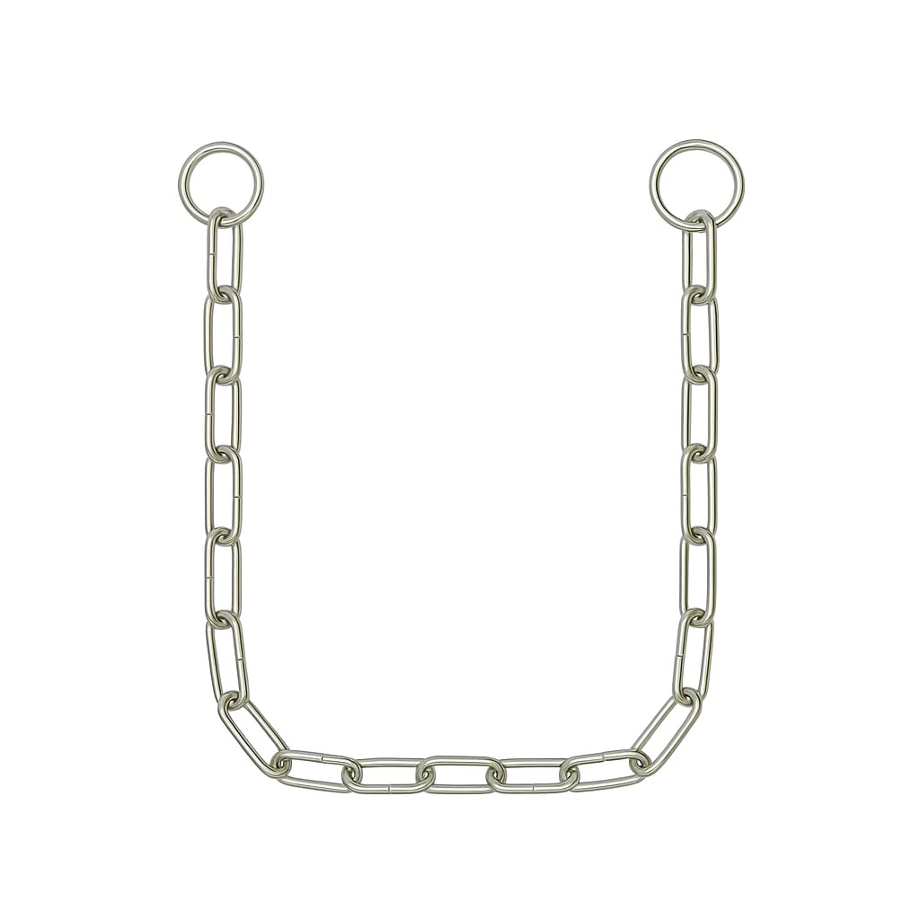 Main Gate Chain (2 Feet) � Door Lock Chain � Heavy Duty Stainless Steel � Strong Security Chains for Door, Fence, Bike, Luggage, and Pets � Multipurpose Silver Metal Chains