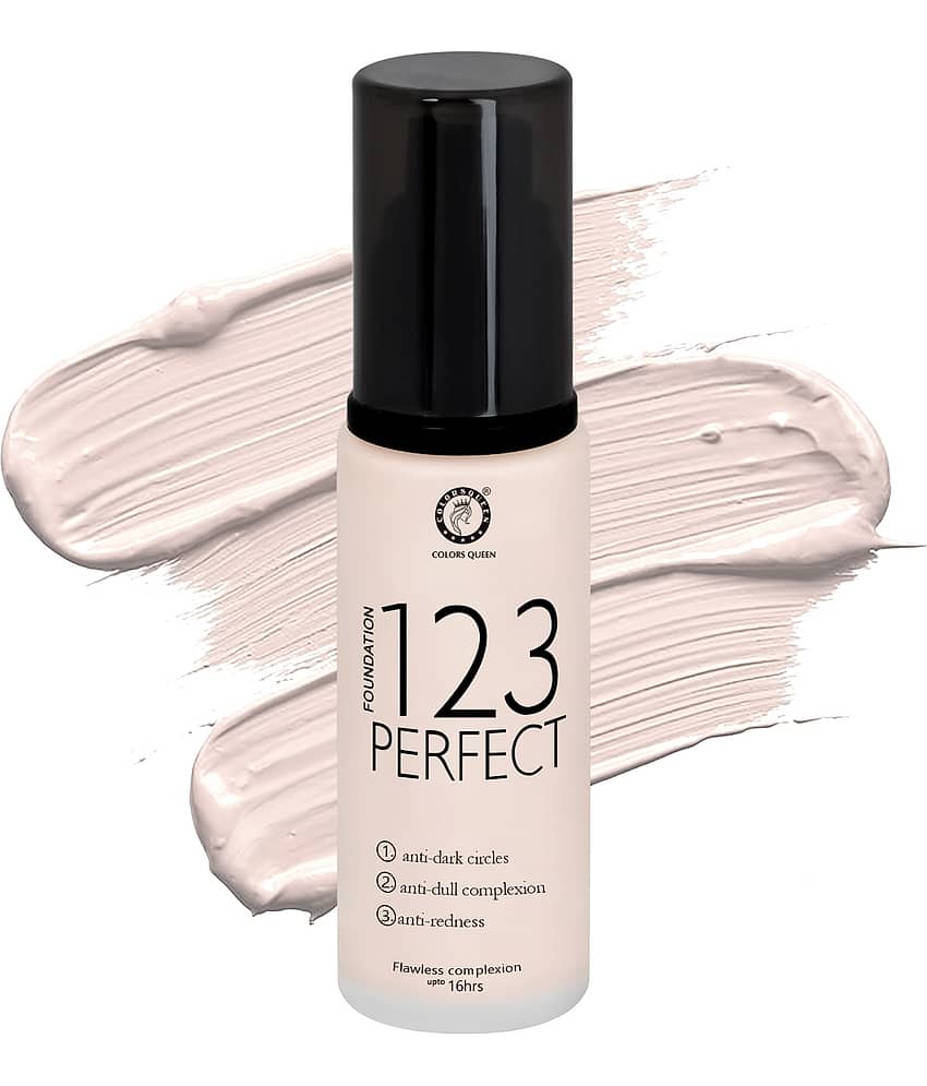 Colors Queen 123 Perfect Foundation Oil Free Foundation (Shade - 01)