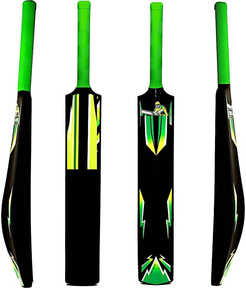 EmmEmm Premium Quality Black Heavy Cricket Bat for Tennis and Wind Ball Play