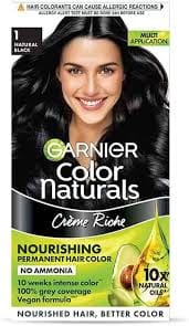 Garnier Color Naturals 1 Natural Black Creme Riche Hair Colour 35 MILLI_LITRE