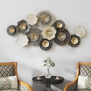 Am Home Decor Floral Wall Art (24 inch X 48 inch, Multicolor)