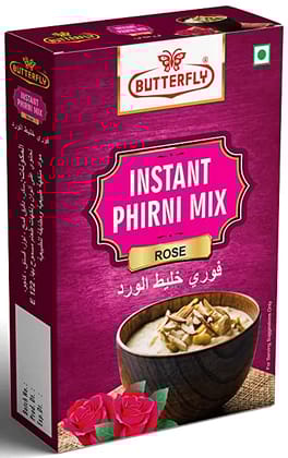 Butterfly Instant Phirni Mix, 100g (Rose)  by Butterfly Dessert Mixes and Bakery Needs.