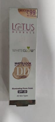 Lotus Herbals Whiteglow™ Matte-look All in one Creme 
