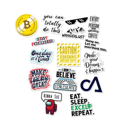 Sticker Combo #11 - Pack Of 15