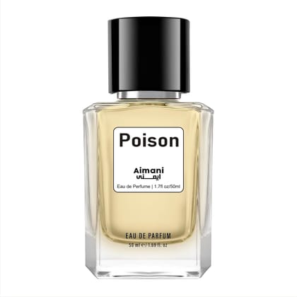 Aimani POISON Perfume Spray 50ml | Long-Lasting Eau de Parfum for Men | Strong, Bold & Premium Fragrance