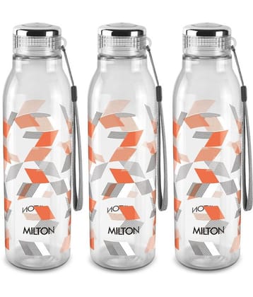 Milton Helix 1000 Pet Water Bottle, Set of 6, 1 Litre Each, Purple