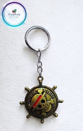 FABPAK Rotating Metal Pirate Keychain