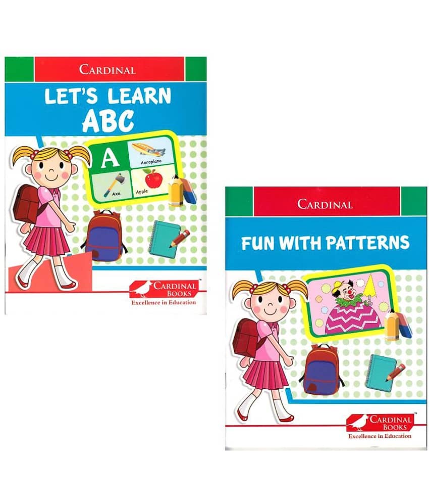 Cardinal ABC & Pattern Book Set (Set Of 2)