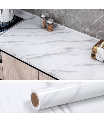 Geeo Premium White Marble Design Wallpaper 60cm x 2m (Pack of 1)