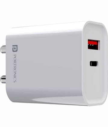 Portronics - No Cable 3A Travel Charger