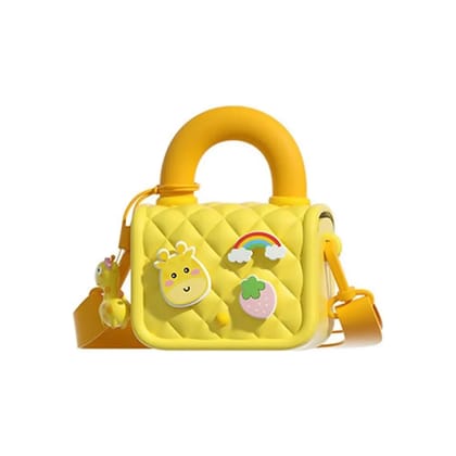Cute Cartoon Design EVA Mini Handbag for Kids-Yellow