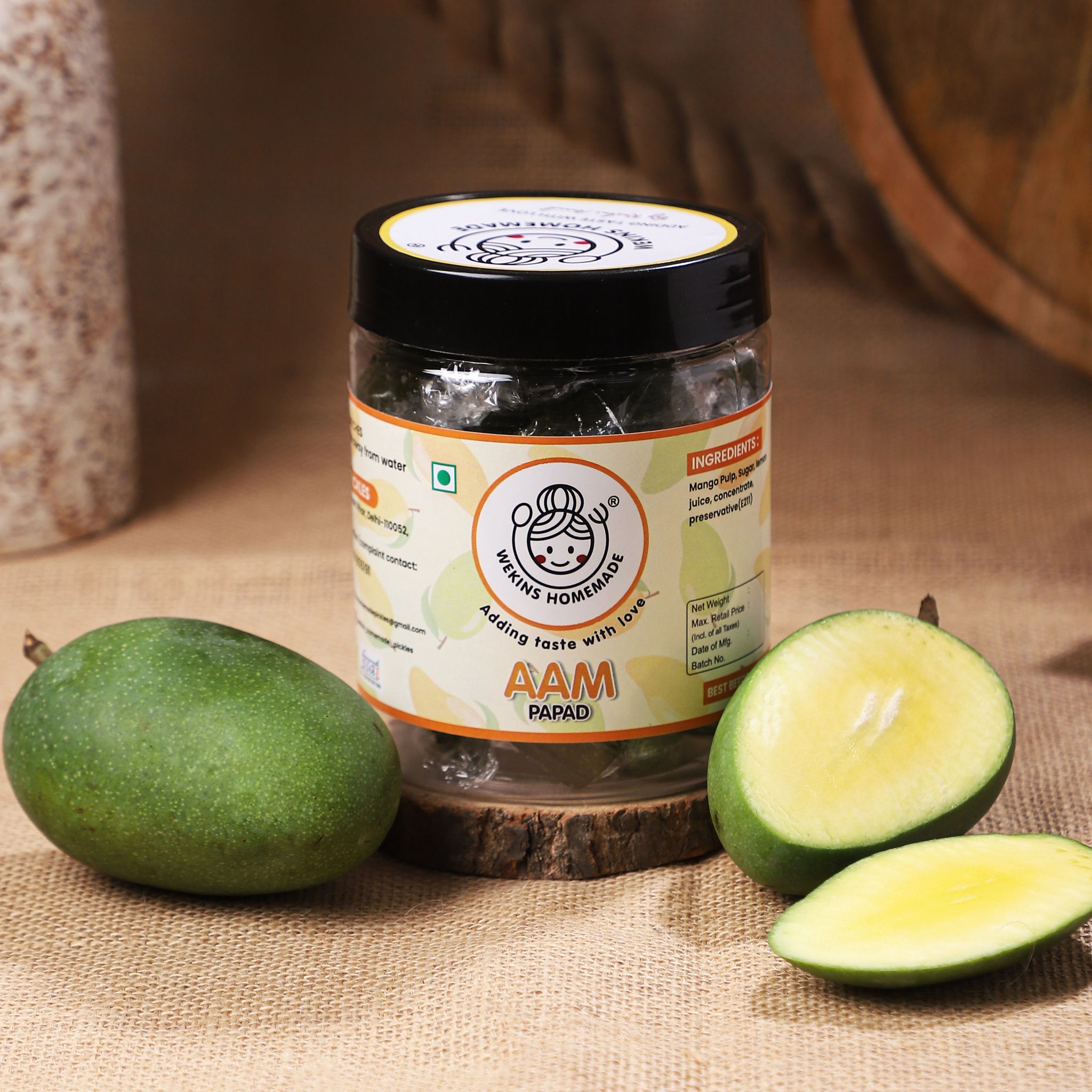 Green Aam Papad (Mango Papad)-250 GM
