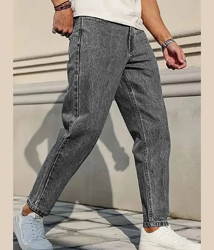 GF Dyed Men's Jeans - Charcoal ( Pack of 1 )