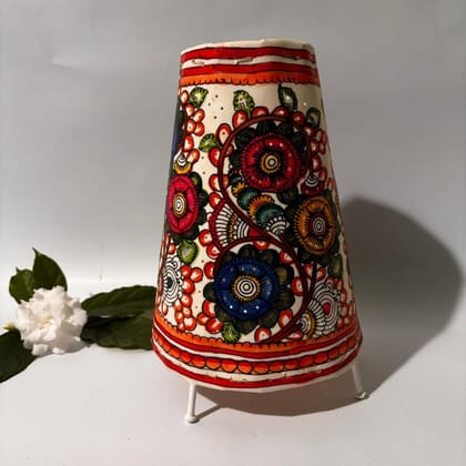 8 inch Flower design round lamp