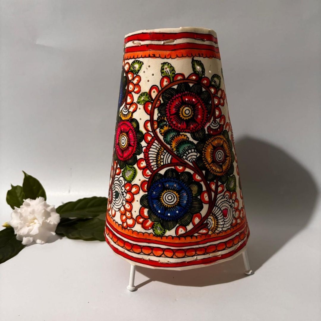 8 inch Flower design round lamp