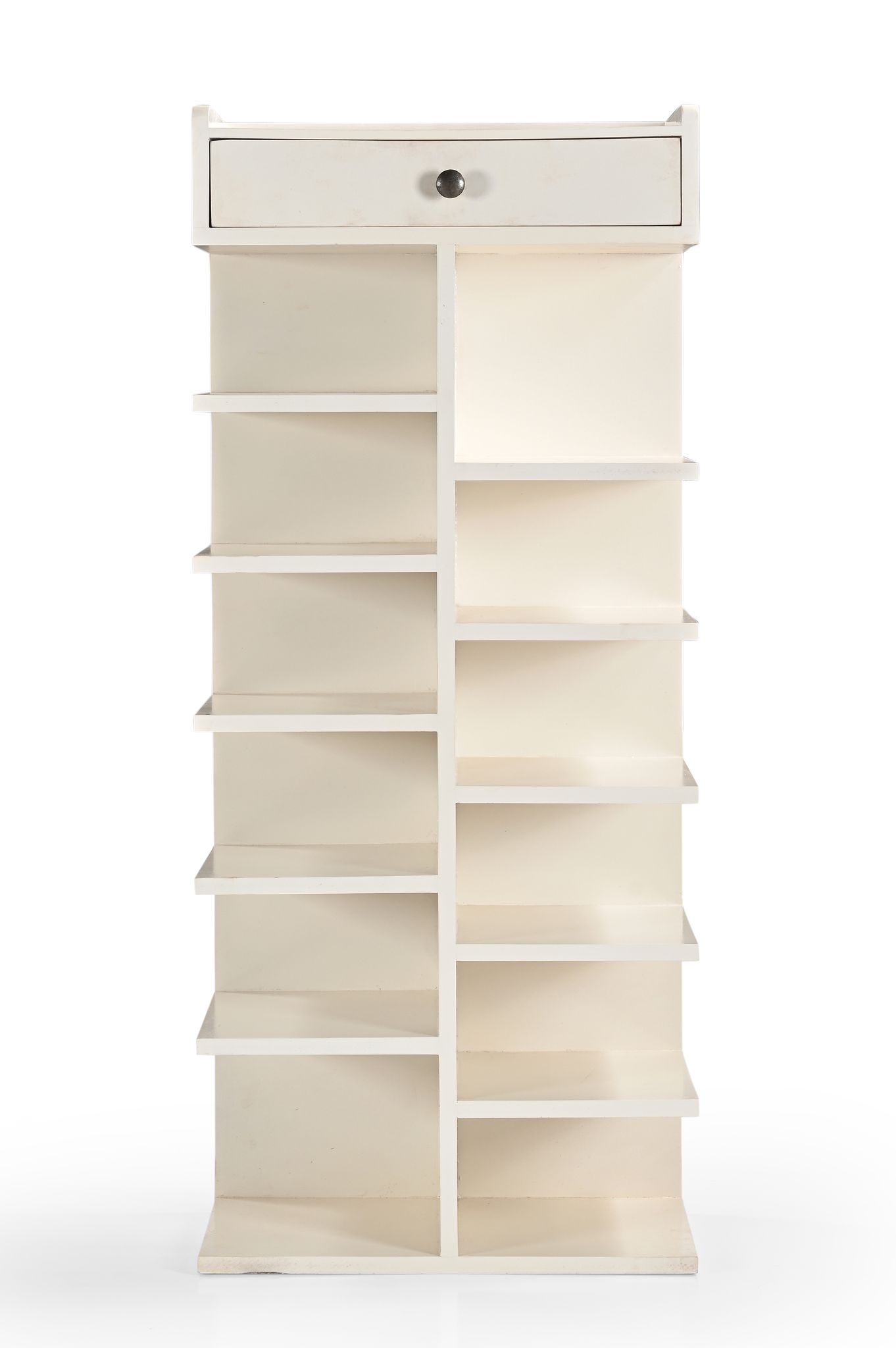 Wakeup India Engineered Wood Shoe Rack | Shelf Household Storage Holder Organizer | 1 Year Warranty ( Warm White Colour Finish, 12 Storage Space with 1 Big Drawer )