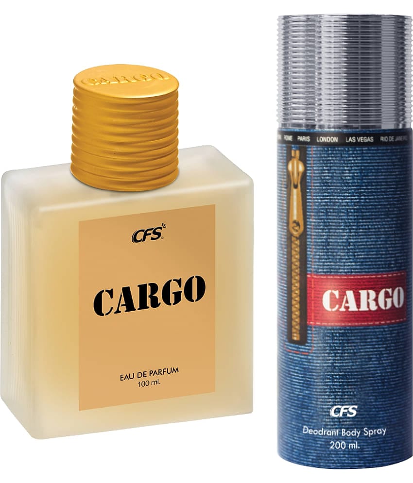 CFS Cargo Khakhi EDP Long Lasting Perfume & Cargo Blue Deodorant Body Spray