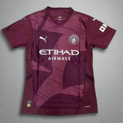 Manchester City Jersey Third 24 25 Season PLAYER VERSION-S