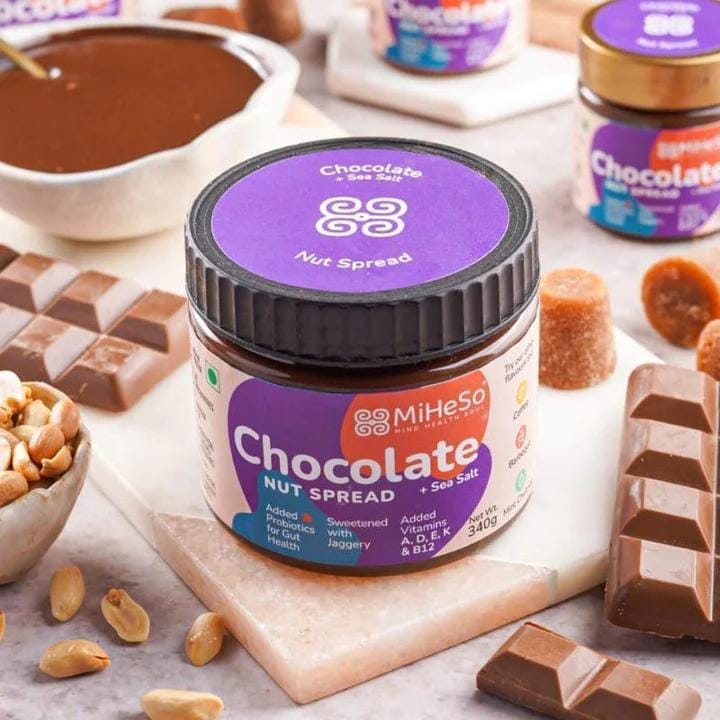 MiHeSo Chocolate Sea Salt Peanut Spread - 340g