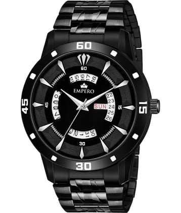 EMPERO - Black Stainless Steel Analog Men's Watch