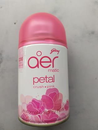 Godrej Aer Matic Petal Crush pink Automatic spray refill Godrej Aer Matic Petal Crush pink Automatic spray refill
