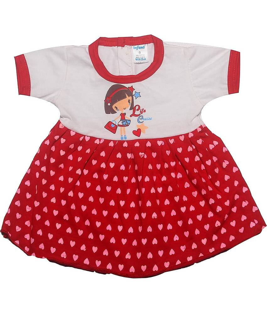 INFANT Baby Girls 100% Cotton Frocks ( Multi )