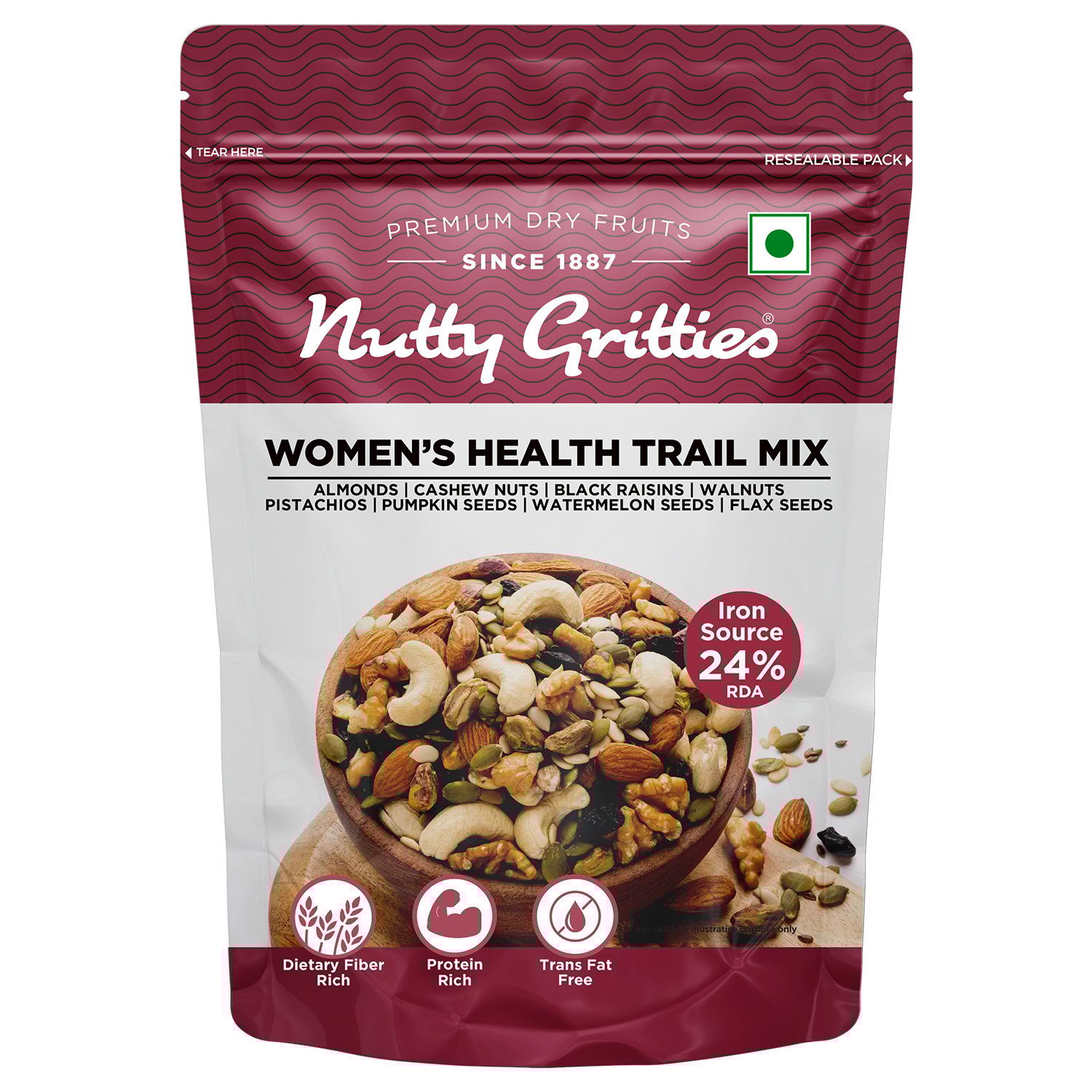 Nutty Gritties Premium Women's Health Mix, 200 gm