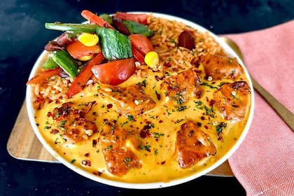 Fiery Hot Chicken Rice Bowl