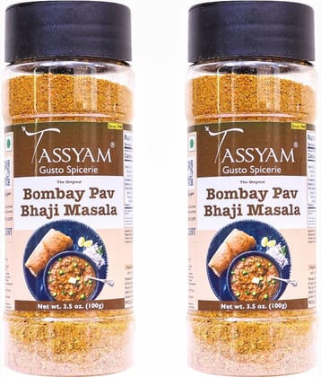 Tassyam Bombay Pav Bhaji Masala 200 gm Pack of 2