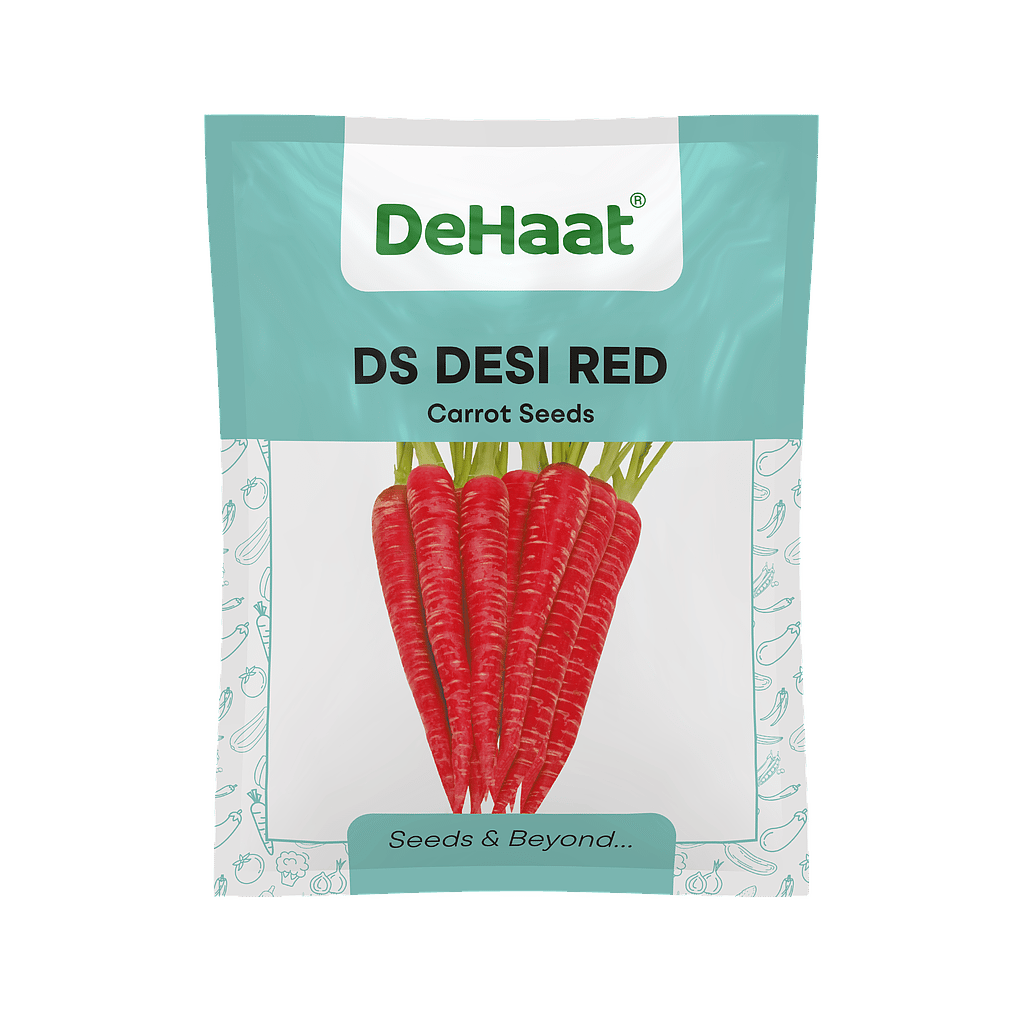 DS DESI RED DEHAAT CARROT SEEDS