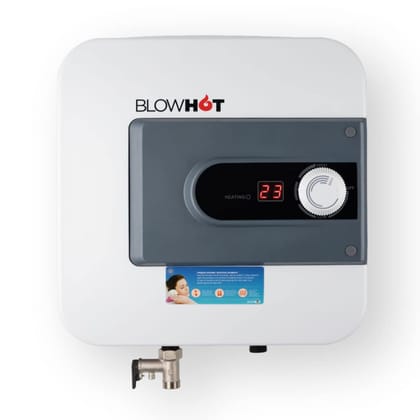 BLOWHOT 15-LTR Storage Electric Geyser | Water Heater | BEE 5 Star Rating | ABS Body | Anti Rust Glass Line Tank | Auto CUT-OFF 2000 Watt | Warranty - 5 Yrs on Storage Tank | 2 Yrs on Heating Element BLOWHOT 15-LTR Storage Electric Geyser | Water Heater 