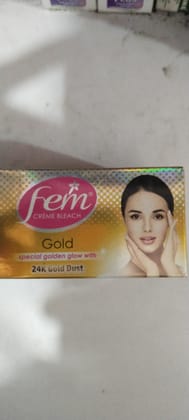 Fem Crème bleach Gold Special golden glow 